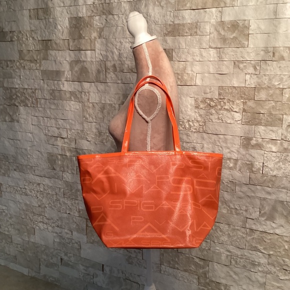 Via Spiga Sport Signature Coated Fabric Tote Bag - Picture 2 of 16